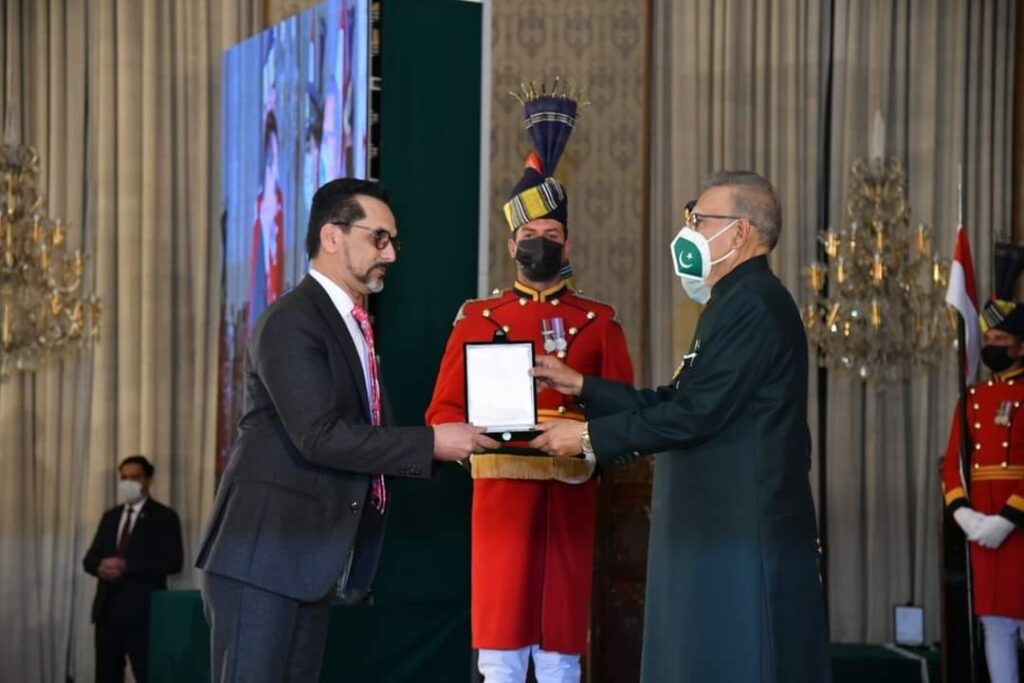 Tahir Javed Tamgha-e-Imtiaz 2020
