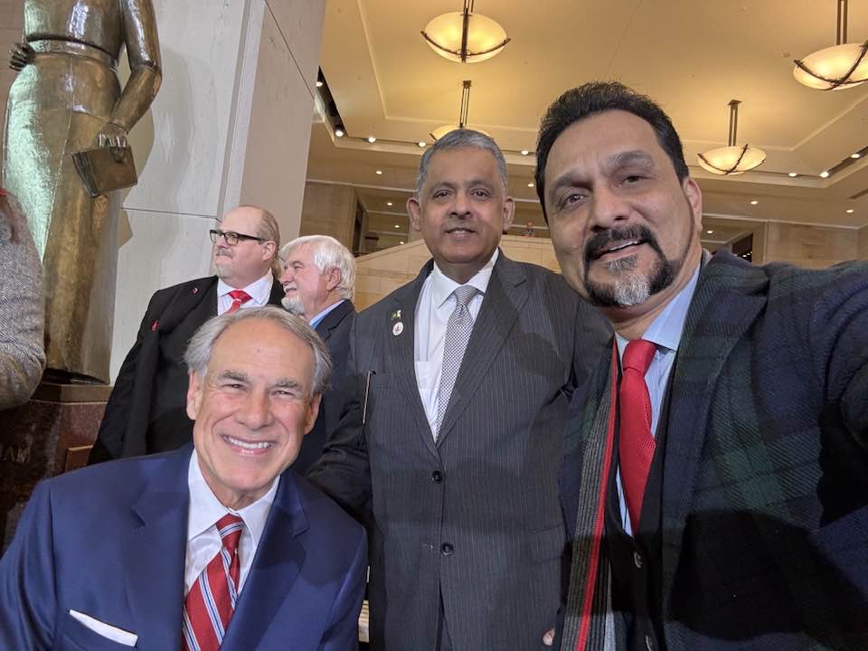 Tahir Javed attending the 2025 Presidential Inauguration of Donald Trump in Washington, D.C., representing the Pakistani community at a historic event.