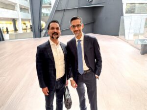 Tahir Javed Meets Google CEO Sundar Pichai